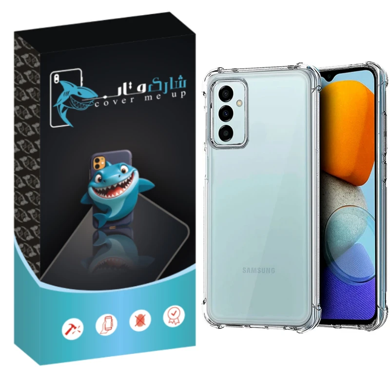 کاور شارک قاب مدل Crystal مناسب برای گوشی موبایل سامسونگ Galaxy M23 5G / F23 5G