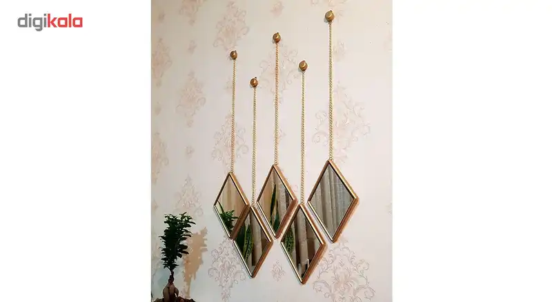 آینه دکوراتیو دکو گیوا مدل GL30 مجموعه 5 تکه