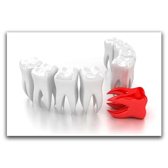 تابلو نوری بکلیت طرح دندانپزشکی مدل W-D1183