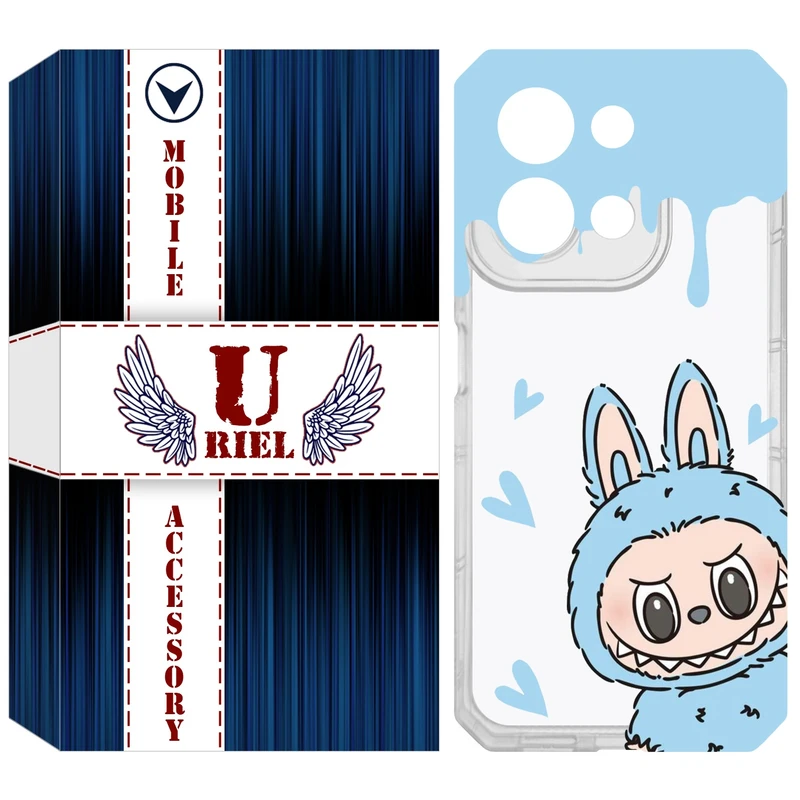کاور یوریل مدل Clear کد 131 طرح لبوبو Labubu مناسب برای گوشی موبایل شیائومی Redmi 15C 4G