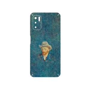 MAHOOT Self portrait with a gray felt hat Cover Sticker for Xiaomi Redmi Note 10 5G