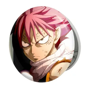 آینه جیبی خندالو طرح ناتسو انیمه فری تیل Fairy Tail مدل تاشو کد 16525 