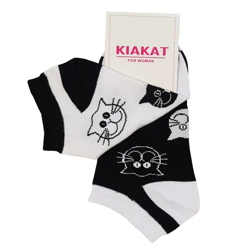 جوراب زنانه مدل گربه تا به تا