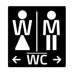 تابلو راهنما طرح سرویس بهداشتی کد WC1-7-P