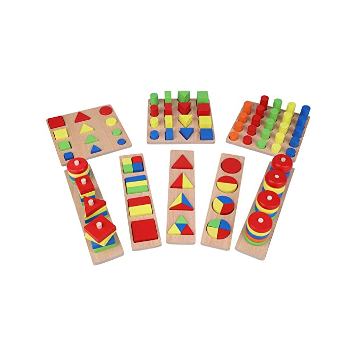بازی آموزشی مدل wooden مجموعه 8 عددی