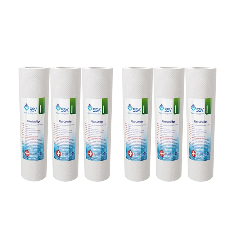 فیلتر دستگاه تصفیه کننده آب اس اس وی مدل H-P.P مجموعه 6 عددی