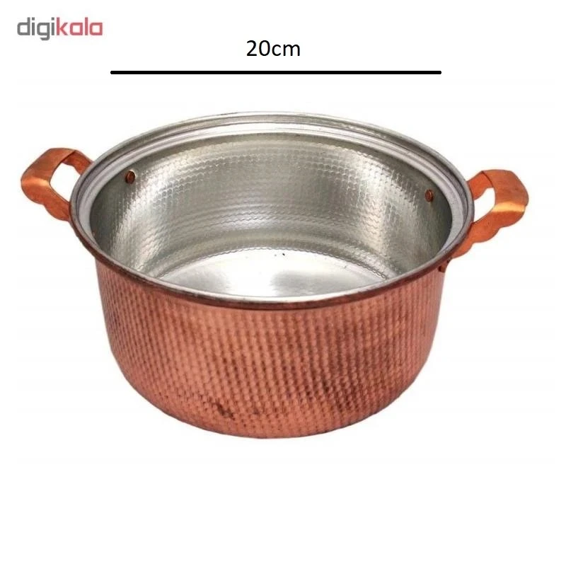 عکس شماره 4 : قابلمه مسی نوین زنجان مدل ra کد 02