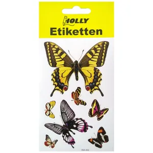 استیکر دیواری کودک مدل پروانه کد 002