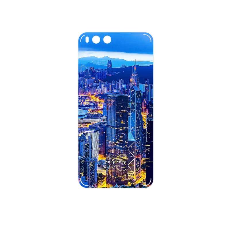 برچسب پوششی ماهوت مدل Hong Kong City مناسب برای گوشی موبایل شیائومی Mi 6