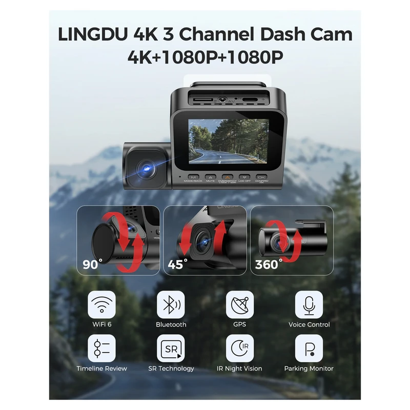 عکس شماره 3 : دوربین ثبت وقایع لینگدو مدل v630