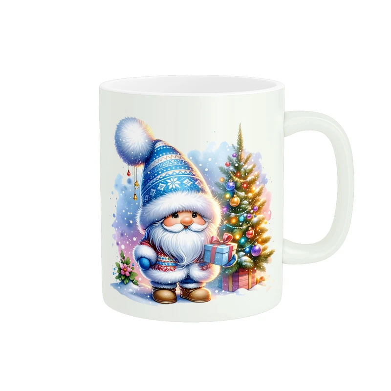 ماگ پادآفرین مدل کریسمس طرح عروسکی بابانوئل کد PM950