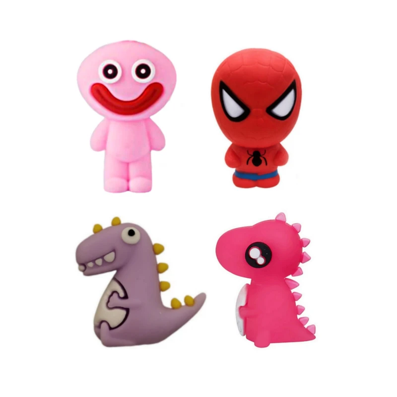 سرمدادی مدل فانتزی طرح مرد عنکبوتی و دایناسور بسته 4 عددی