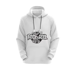 هودی زنانه مدل راک اند رول کد J249 رنگ سفید