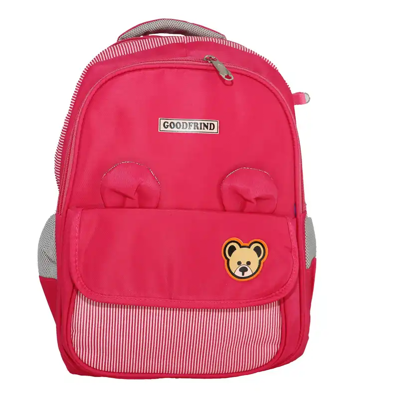 کوله پشتی مدل دخترانه خرسی کد E0058 به همراه جامدادی