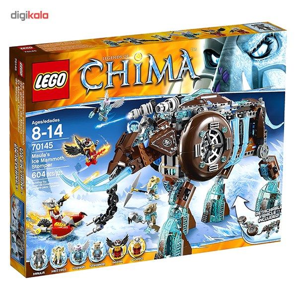 لگو سری Legends of Chima مدل Maula's Ice Mammoth Stomper کد 70145