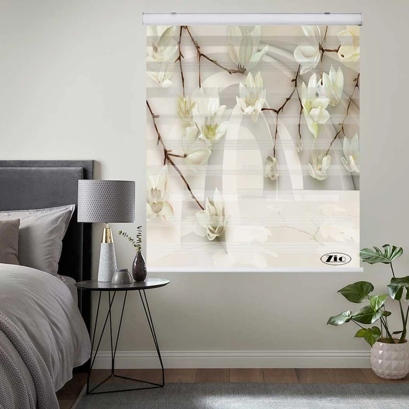 پرده زبرا زیو کد 3D1244 سایز 150x200 سانتی متر