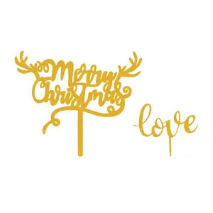 تاپر کیک هانستو مدل Merry Christmas کد TP049 مجموعه دو عددی