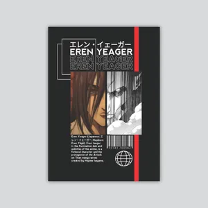 تابلو شاسی طرح انیمه اتک آن تایتان مدل EREN 3
