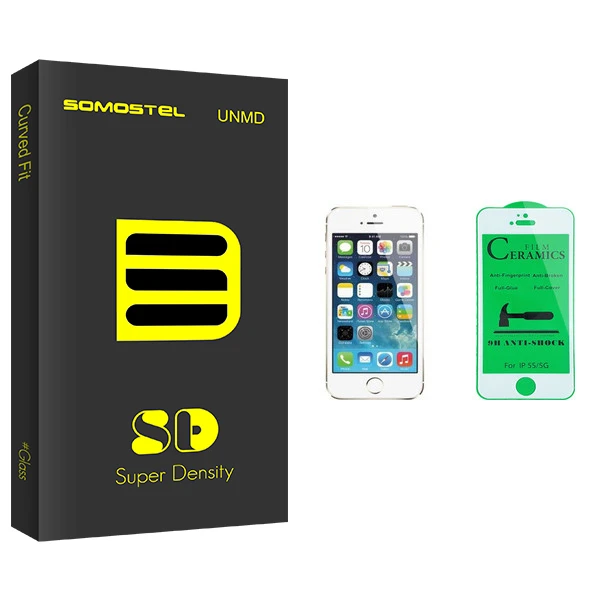 محافظ صفحه نمایش سرامیکی سوماستل مدل Sd Glass مناسب برای گوشی موبایل اپل iPhone 5s