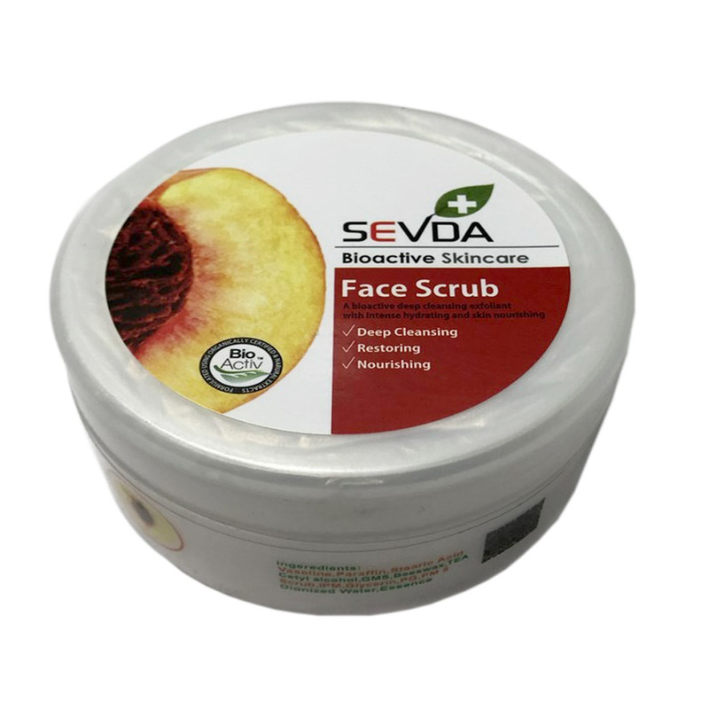 اسکراب صورت سودا مدل هلو حجم 300 میلی لیتر