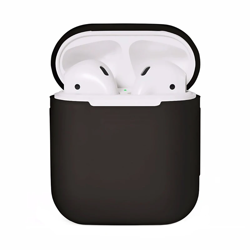 کاور محافظ سیلیکونی به همراه یک بند نگهدارنده مناسب برای کیس Apple AirPods
