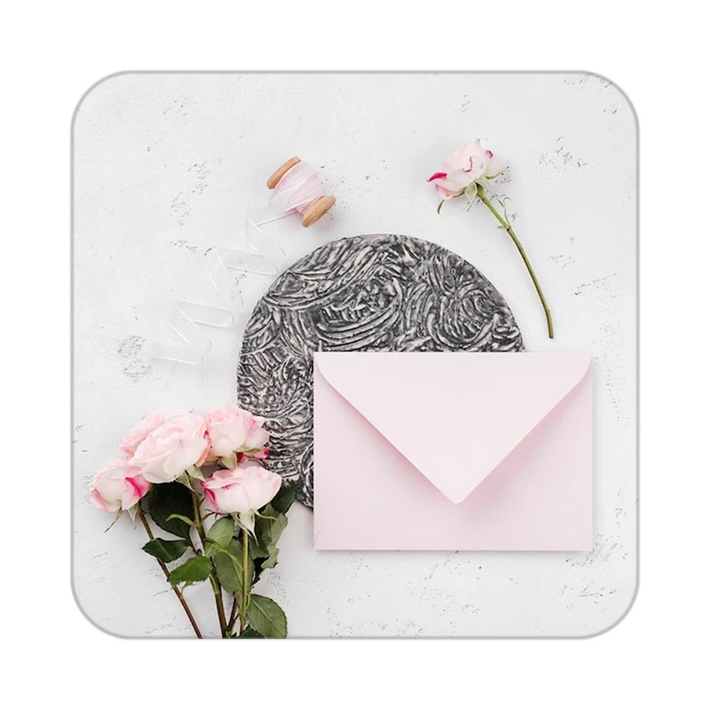 زیر لیوانی کاکتی طرح گل مدل mp19082