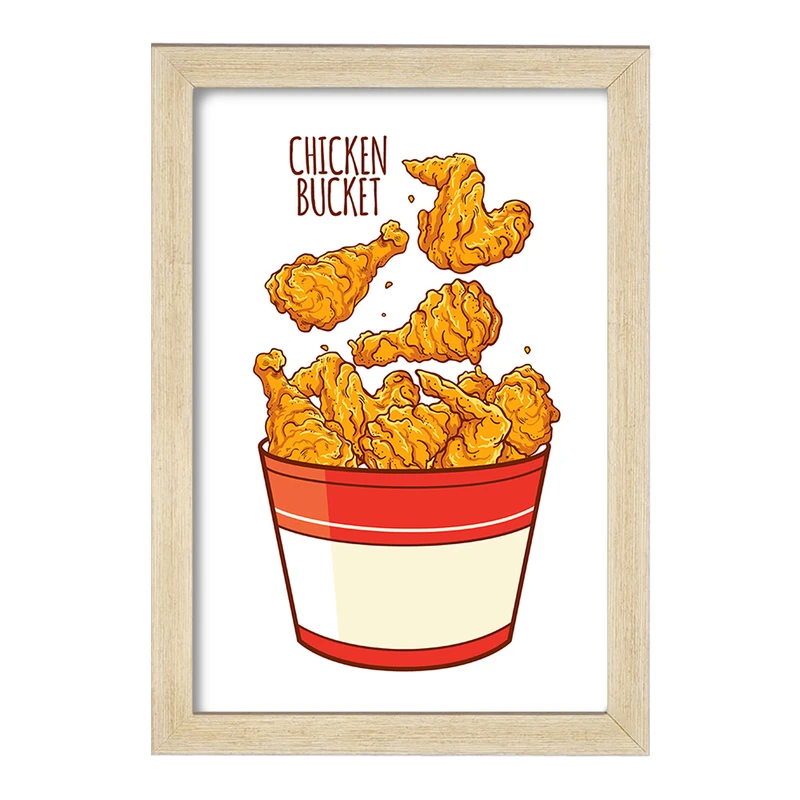 تابلو خندالو مدل فست فود (Fast Food) کد 36564