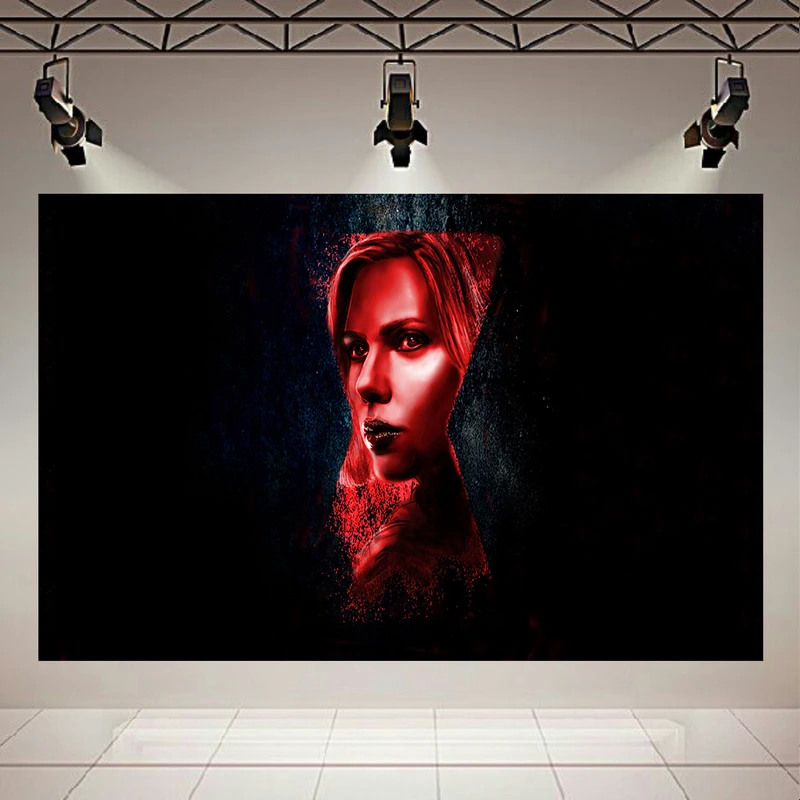 تابلو بوم طرح اسکارلت جوهانسون مدل فیلم Black Widow کد AR2931