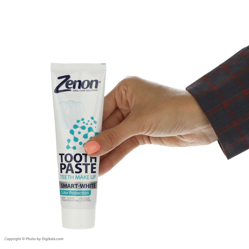 خمیر دندان سفید کننده زنون مدل smart white حجم 100 میلی لیتر