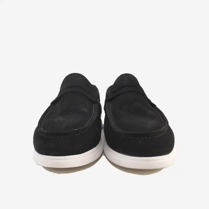 کفش کالج زنانه چرم آرا مدل velvet کد bl