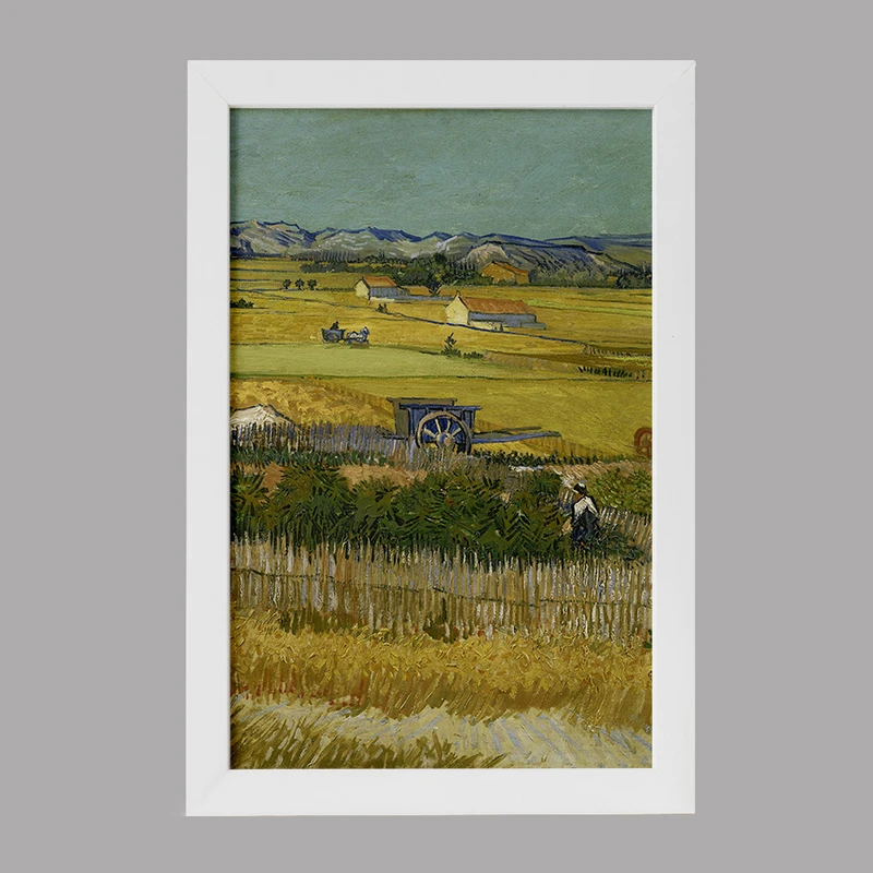 تابلو خندالو مدل برداشت ونسان ونگوگ (Van Gogh) کد 36788