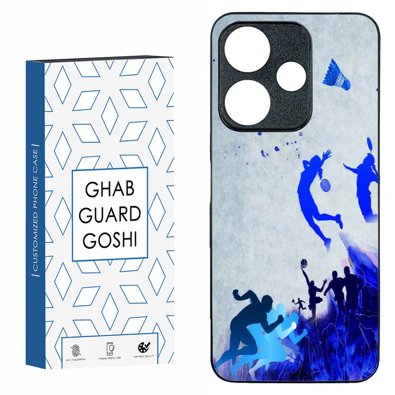 کاور قاب گارد گوشی طرح بدمینتون کد TPU-114 مناسب برای گوشی موبایل شیائومی  REDMI 13  