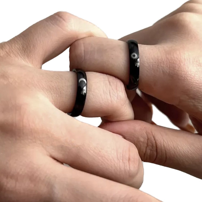 انگشتر مدل ماه و خورشید بسته 2 عددی انگشتر مدل ماه و خورشید بسته 2 عددی