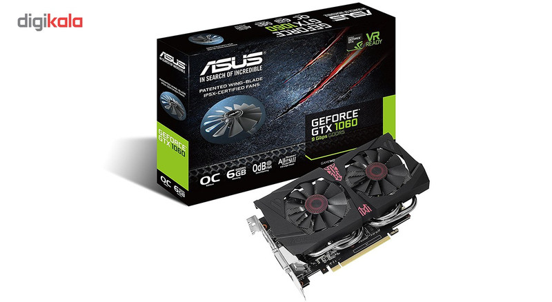 کارت گرافیک ایسوس مدل GTX1060-O6G-9GBPS 2