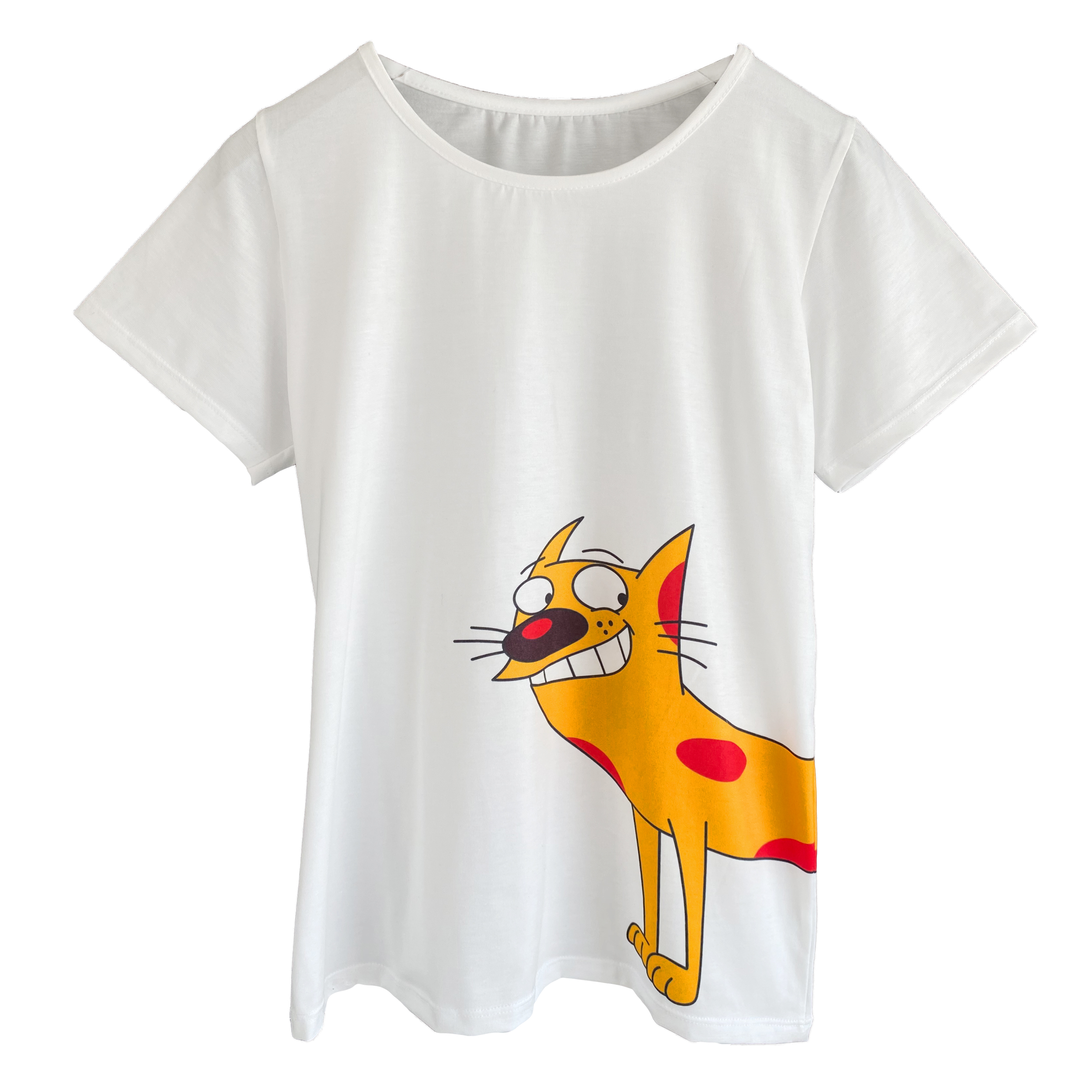 تی شرت زنانه مدل گربه سگ
