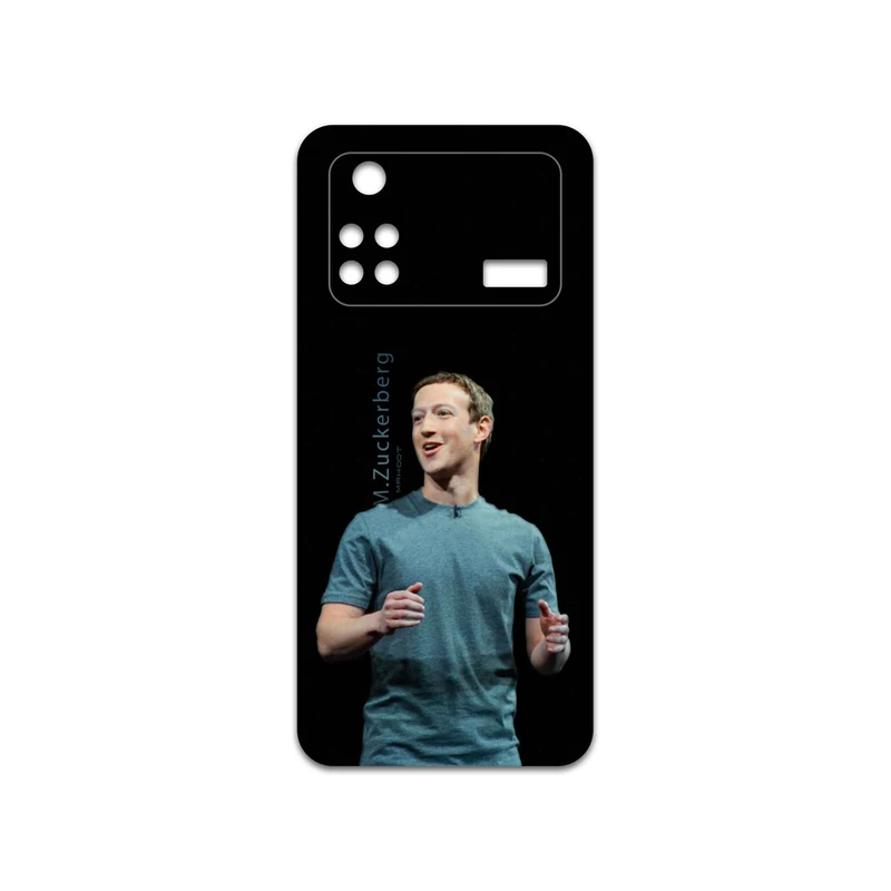 برچسب پوششی ماهوت مدل Mark-Zuckerberg مناسب برای گوشی موبایل شیائومی Poco M4 Pro 4G