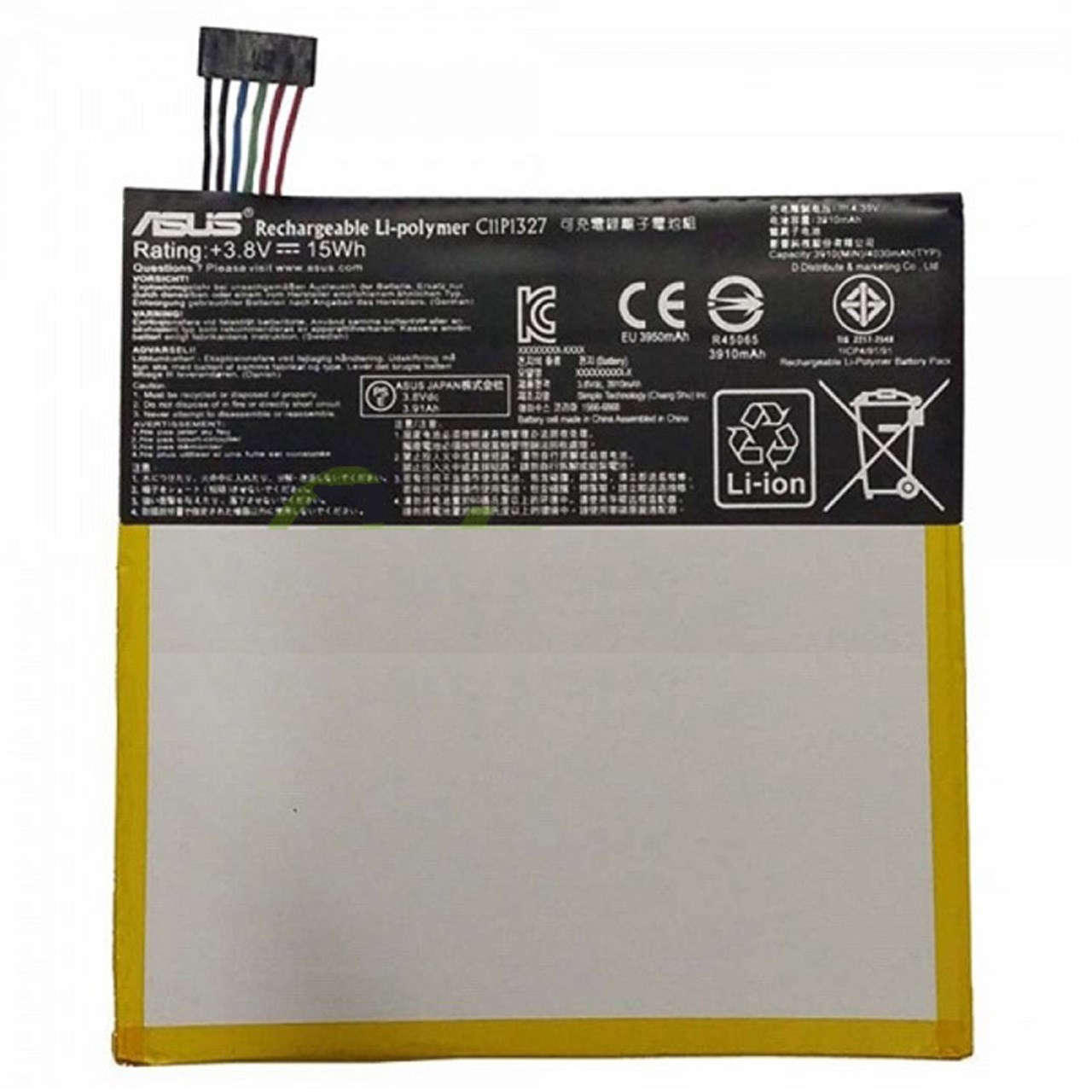 باتری موبایل مدل C11P1327 با ظرفیت 3910mAh مناسب برای گوشی موبایل ایسوس FonePad 7