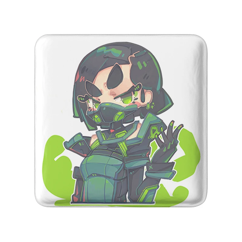 پیکسل خندالو طرح بازی ولورانت (Valorant) مدل مربعی کد 33100