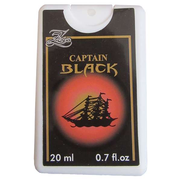 عطر جیبی مردانه زوا مدل کاپیتان بلک حجم 20 میلی لیتر
