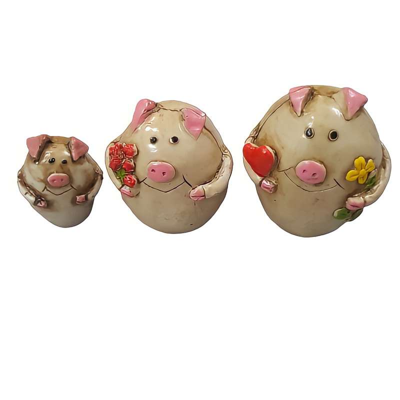 مجسمه کد PIG27 مجموعه 3 عددی