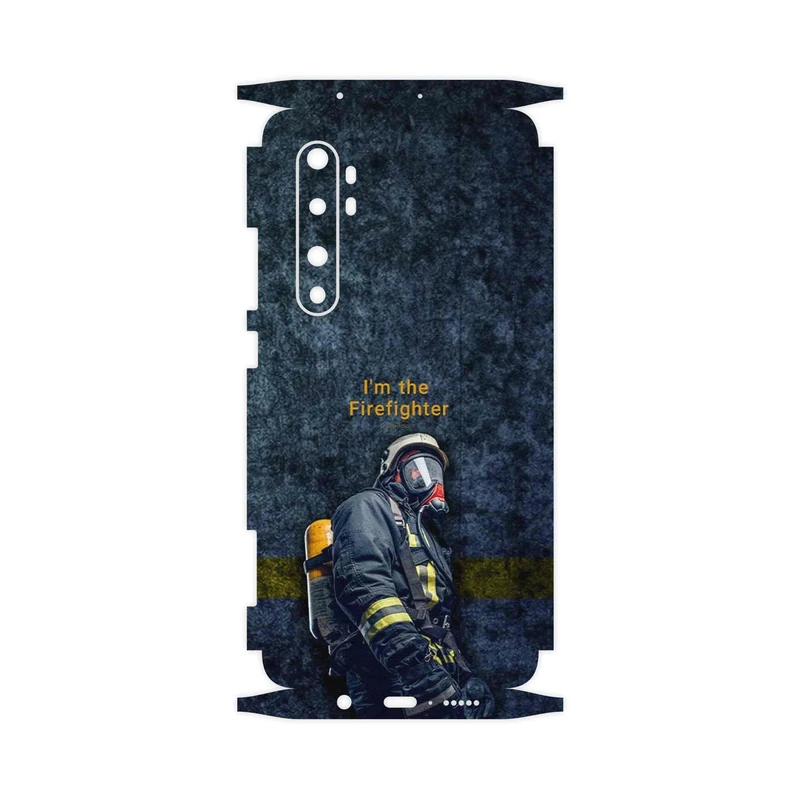 برچسب پوششی ماهوت مدل Firefighter-FullSkin مناسب برای گوشی موبایل شیائومی Mi Note 10 Lite