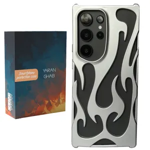 کاور یاران قاب مدل flame مناسب برای گوشی موبایل سامسونگ Galaxy S24 Ultra