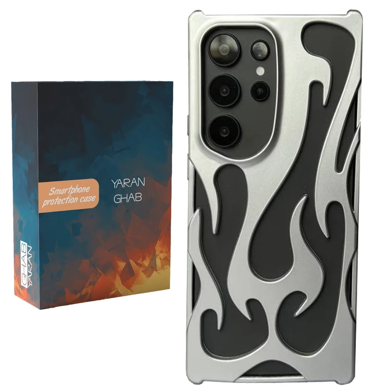 کاور یاران قاب مدل flame مناسب برای گوشی موبایل سامسونگ Galaxy S24 Ultra
