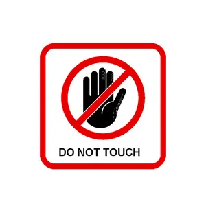 برچسب بدنه خودرو رایسان طرح warning کد st040