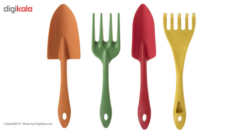 مجموعه 4 عددی چنگک و بیلچه باغبانی آکواکرفت مدل 380810