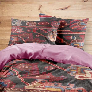 سرویس روتختی مدوپد طرح فرش نهاوند مدل C-Nahavand48 یک نفره 4 تکه