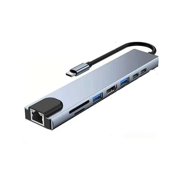 هاب 8 پورت USB-C مدل BYL-2017L هاب 8 پورت USB-C مدل BYL-2017L