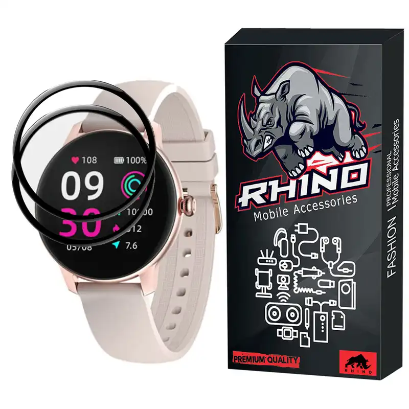 محافظ صفحه نمایش راینو مدل R-PMMA مناسب برای مچ بند هوشمند کیسلکت L11 بسته 2 عددی