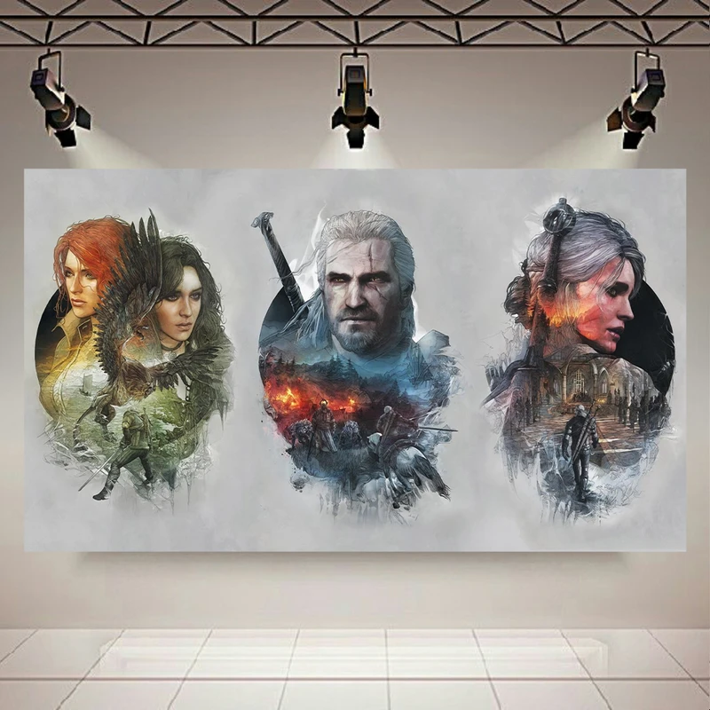تابلو شاسی طرح Game مدل Witcher Wild Hunt کد AR5990