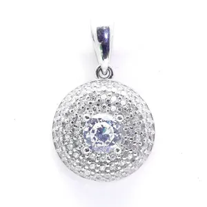 آویز گردنبند نقره زنانه مدل gta-0014